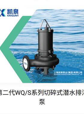 供应切碎式潜水排污泵50WQ/ES239-4耦合安装软管连接上海凯泉品牌