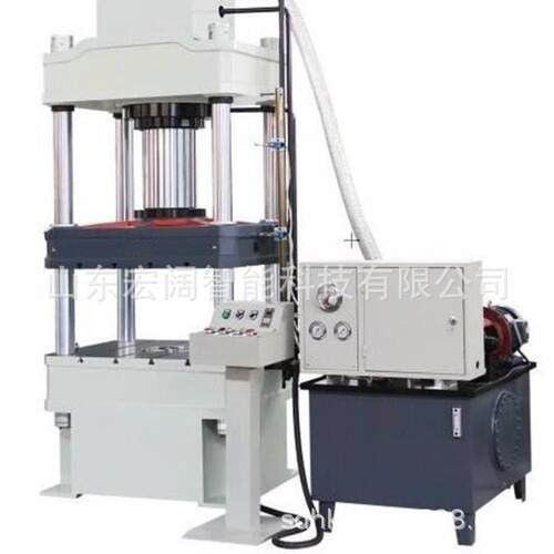 金属铜粉铝粉粉末成型液压机铜牌油压机三梁四柱机精准智能液压机