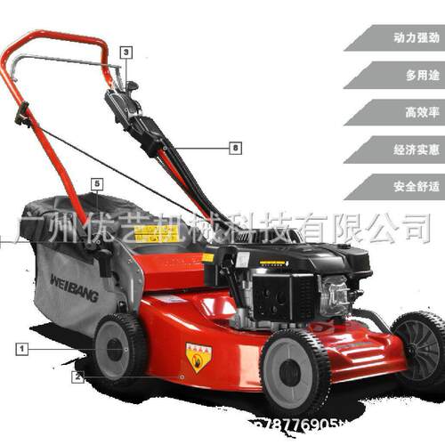WB537HC草坪机维邦动力21寸手推式割草机园林绿化修草机WB536HH