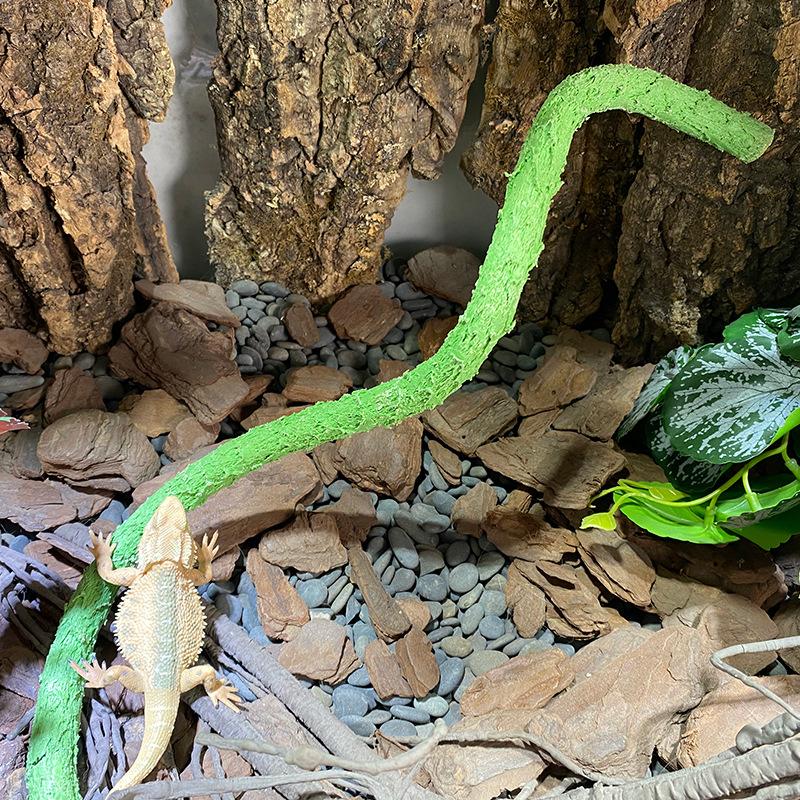 爬虫缸树藤树枝蜥蜴寄居蟹陆生攀爬造景用品爬宠仿真植物藤条装饰
