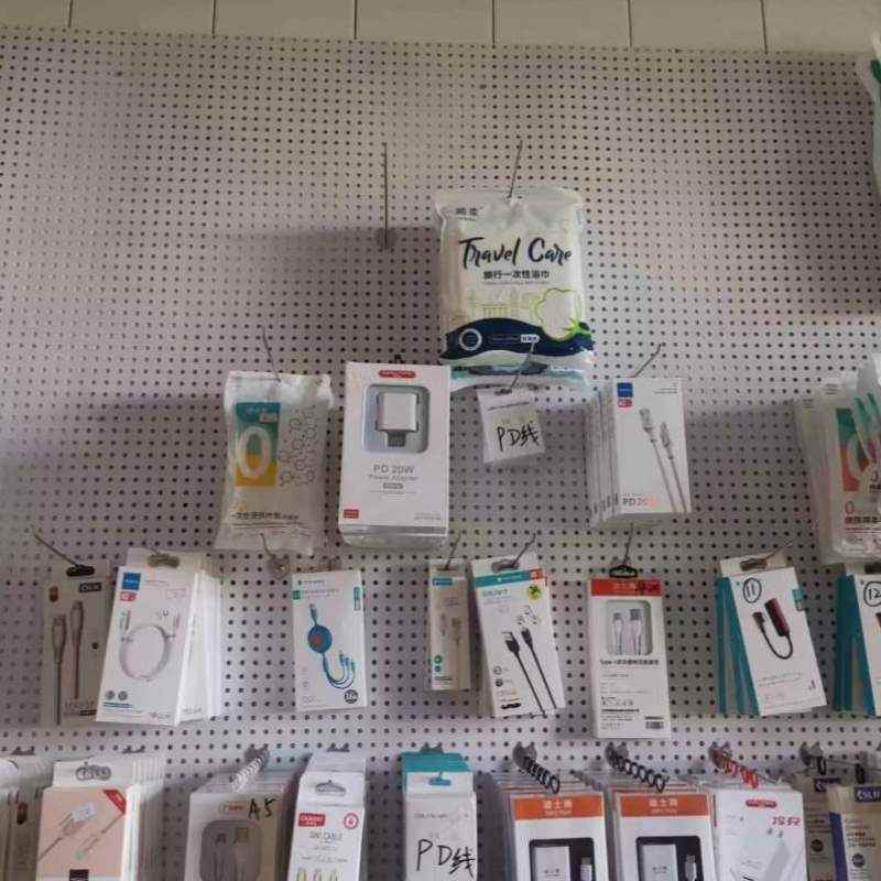 墙置物收纳洞洞货架板墙壁挂钩耐用便利店工具圆孔厨房壁挂式