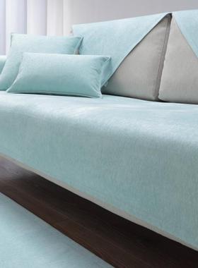 时白色简发约雪尼10338尔真皮木防滑沙发垫实四尚季通用北欧坐垫