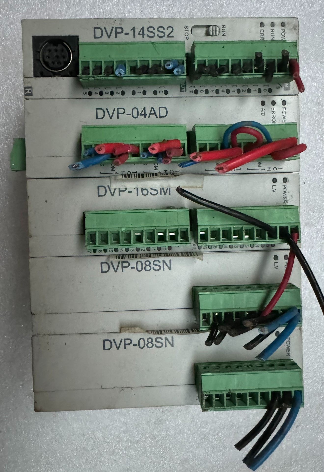 台达PLC模块，DVP14SS2，DVP-04TC，DVP-