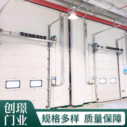 厂家供应厂房翻板车库门仓库门仓库提升门电动卷闸门工业提升门