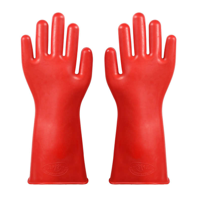橡胶绝缘手套12kv防水不漏电高压电工专用舒适耐用劳保手套批发
