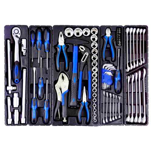 工业级86PCS套筒礼品工具1586#汽车维修机械装配五金铁箱自用