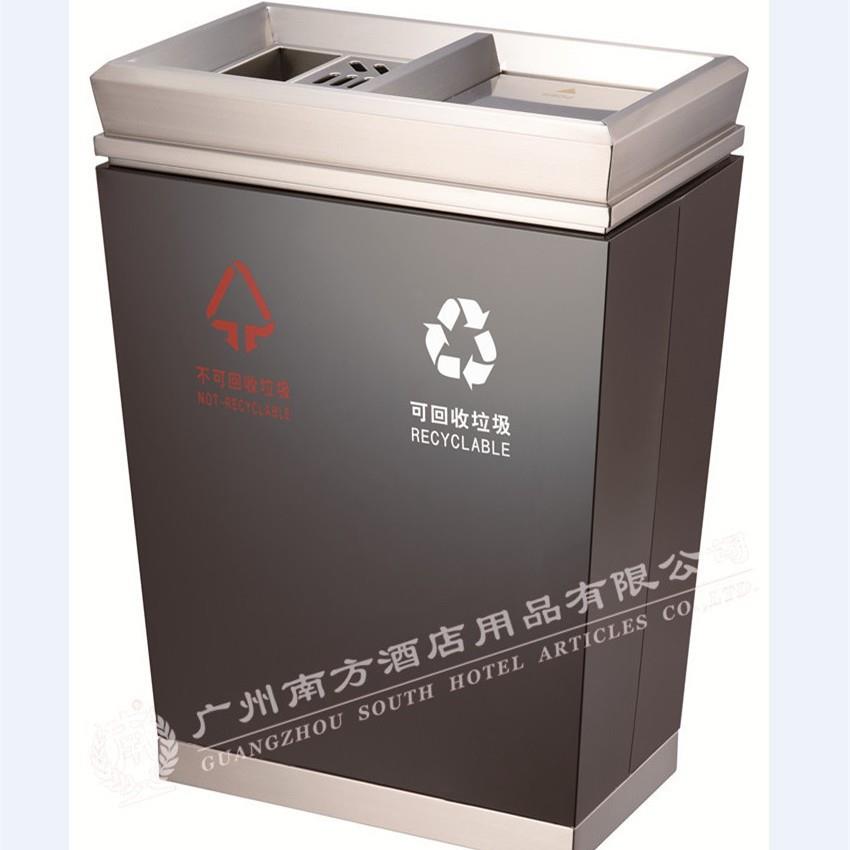 广州南方分类垃圾桶公共垃圾桶大理石垃圾桶GPX-218G高档分类桶