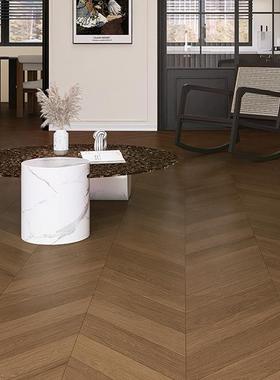 法式鱼骨光纹木纹TOX砖柔天绒原鹅木风瓷0砖客厅卧室餐厅地砖60x1