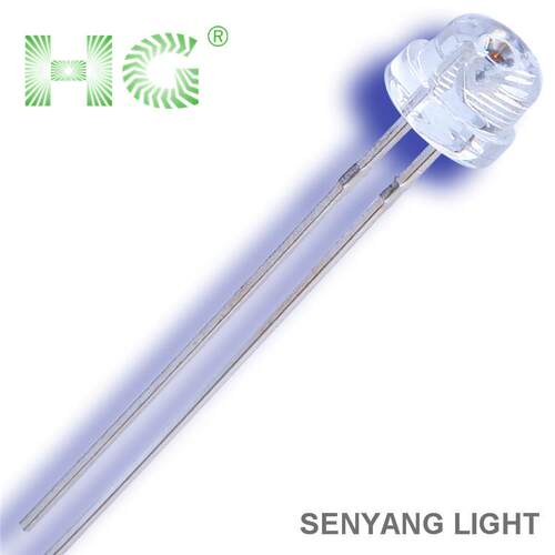 草帽白发翠绿LED直插灯珠招牌广告照明显示屏长脚草帽翠绿灯珠