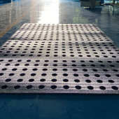 无土栽培鱼塘水上稻浮床种植泡沫板蔬菜种菜水培定植带孔珍珠棉板