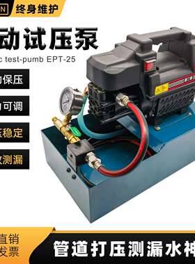 电动打压泵ETP-25威虎工具试压泵增压泵水管打压测漏水模具试水机