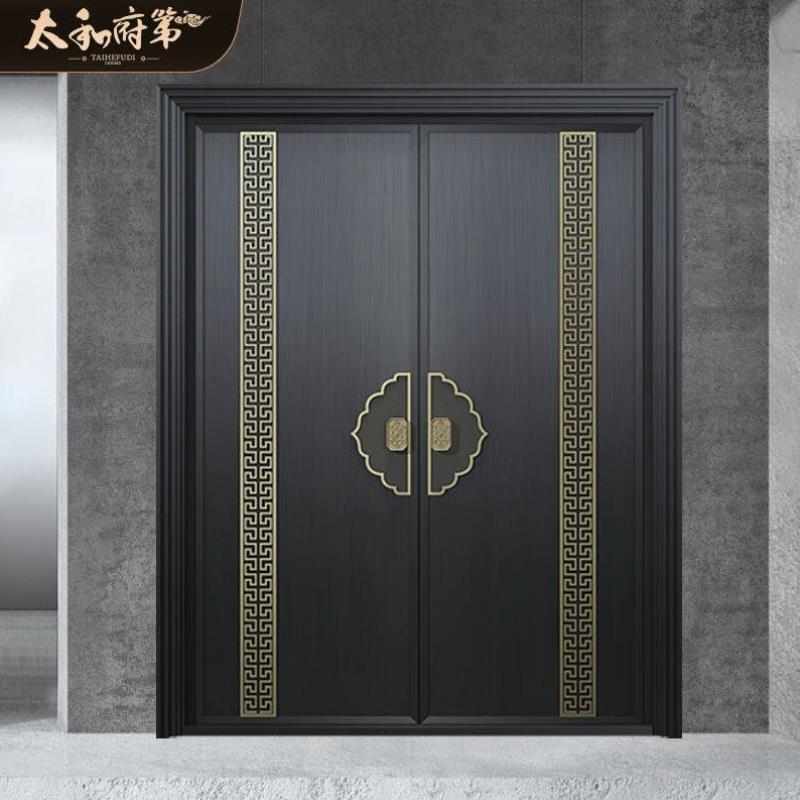 太和府第铜门别墅大门定制纯铜入户门农村自建房门非标定制门私人