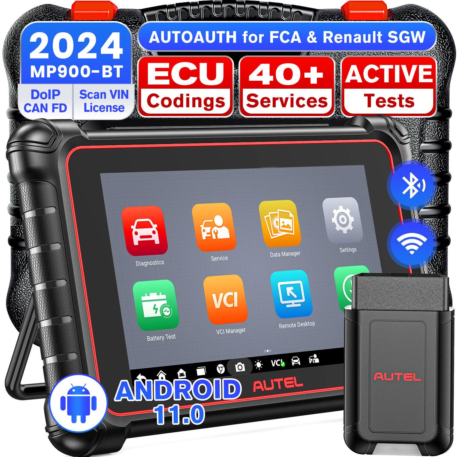 道通AUTEL MP900 BT 汽车检测仪多功能诊断仪器支持ECU编程海外版