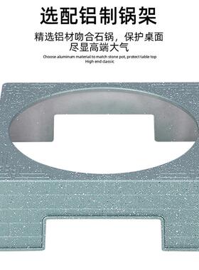 日韩料理锅F76S9S8H石拌饭店抗家用韩式煲仔饭天然石碗酒海鲜裂石