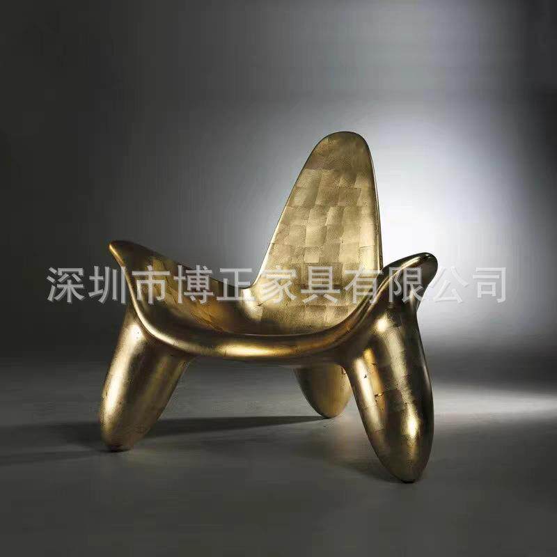 北欧设计师创意简约靠背餐椅客厅网红舌头休闲椅派大星造型单人椅