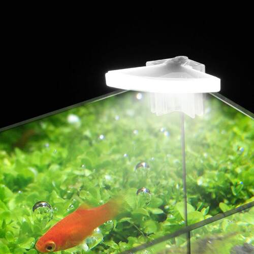 跨境扇形水族灯LED水草夹灯鱼缸夹灯高亮LED鱼缸灯水族箱LED灯