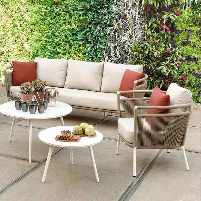 北欧户外别墅露编花园椅家具庭院台藤发室外休闲952沙藤椅圆桌组,住宅家具,户外沙发,淘宝优惠券,粉丝福利购,淘宝优惠卷