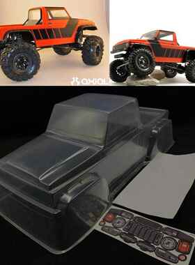 1/10攀爬车壳SCX10MSTCrawlerRC4WDTF2D90皮卡车壳轴距300mm