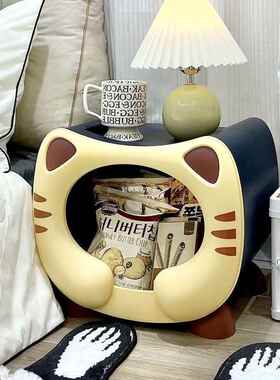 男孩女可孩爱卡通柜子卧室房床童边玩具VJU收柜收纳箱纳儿床头柜