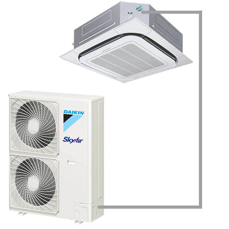 大金3匹5匹天花机FCQN03AA/FCQN05AA嵌入吸顶机商用中央空调变频