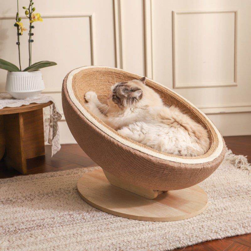 猫抓板猫窝剑麻一体耐磨不掉屑立式加大号猫抓垫猫咪躺椅玩具用品