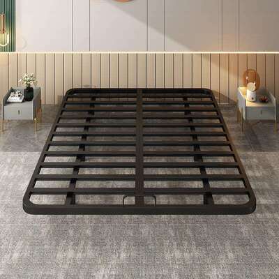 A901#L悬天家具浮酒店公寓卧室双人简约加厚悬浮式家用床铁坛艺床