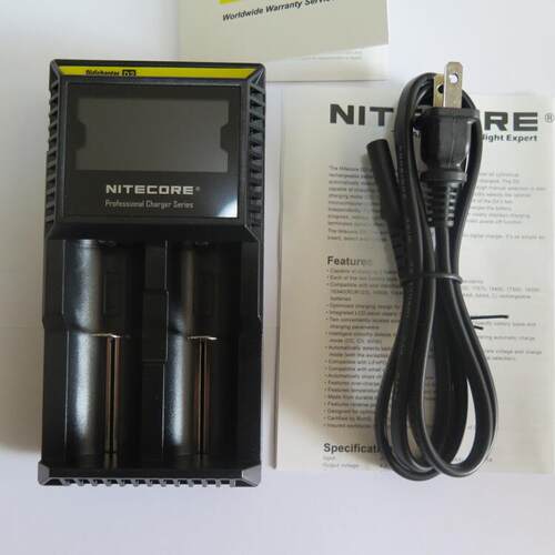奈特科尔18650 18350电池NITECORE I2 D2 I4 D4充电器