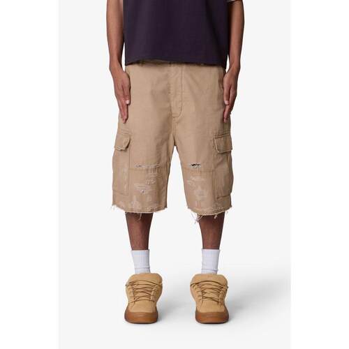 H 98106 Men's Loose High Waist Shorts 中老年宽松短裤