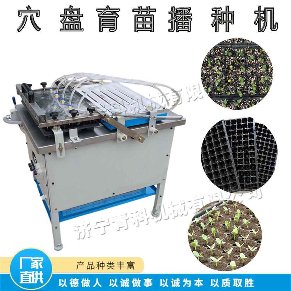 小型穴盘蔬菜播种机 大棚洋葱生菜种植机 全自动式辣椒种子育苗机