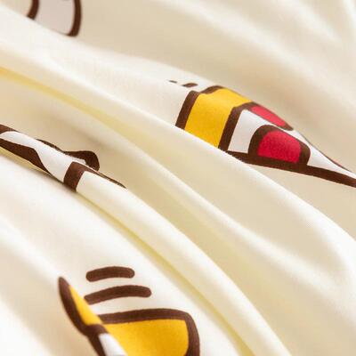 新款母婴级棉豆豆被幼儿可婴拆卸全棉豆被儿童学生宿舍单HSH纯被