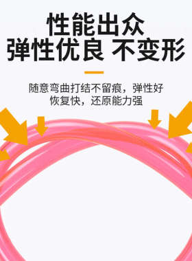 PU高压气管气动软管8*5空压机气泵气线透明PU管4/6/10/12/14/16mm