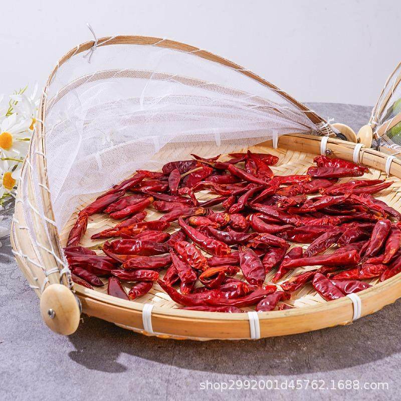 带网罩簸箕带网纱晾晒篮筛子防虫竹编筐农家圆形方形家用户外露营,特色手工艺,竹编/竹雕,淘宝优惠券,粉丝福利购,淘宝优惠卷