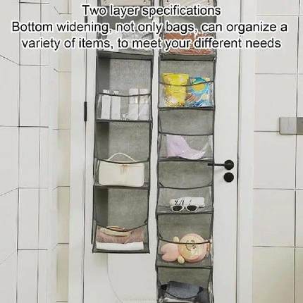 Over Door Organizer Wall Mounted Behind The Door Storage