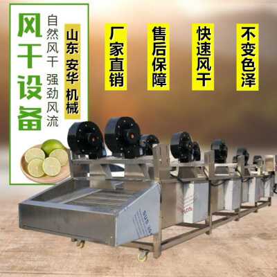 连续不锈钢西兰花清洗风干流水线全自动净菜加工设备蔬菜风干机