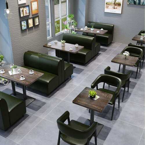 咖啡西餐厅奶茶饭店靠墙卡座沙发简约火锅甜品店清酒吧桌椅子组合