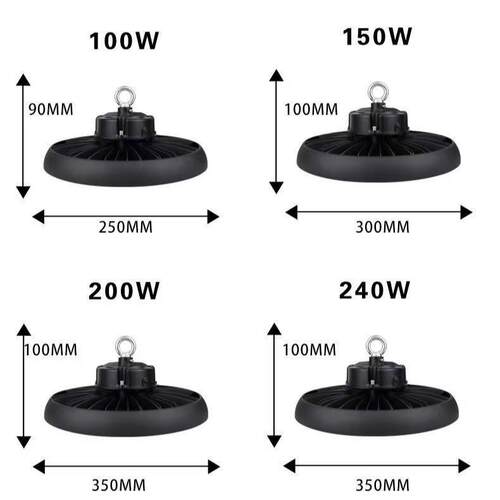 UFO工矿灯100W150W200W厂房照明防水防尘 节能省电 安装便捷