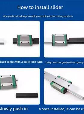 微型直线滑块导轨国产银Mgn/Mgw7C/9C/12C/15C/7H/9H/12H/15H