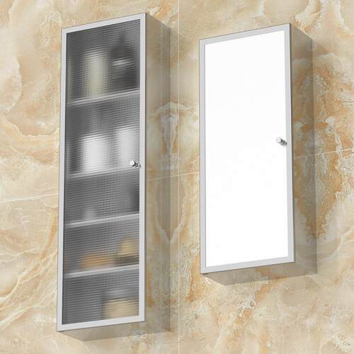 不锈钢浴室吊柜小型卫生间镜柜洗手间侧柜阳台厨房墙壁挂柜储物柜