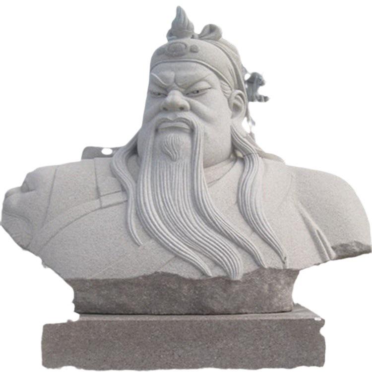 汉白玉石雕九龙关公佛像青石关二爷韦陀人物武神像雕塑摆件优惠