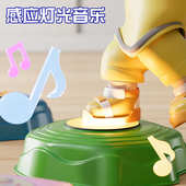 感统训练器材儿童平衡训练踩踏石音乐过河石亲子室内运动游戏道具