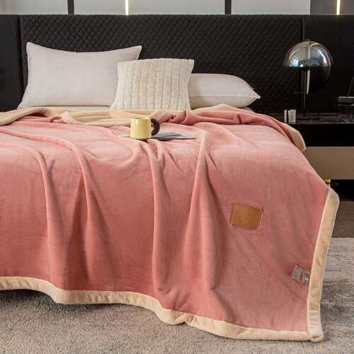 2025新款仿兔绒毛毯系列双层保暖绒细腻绒毯子盖毯秋冬毛毯