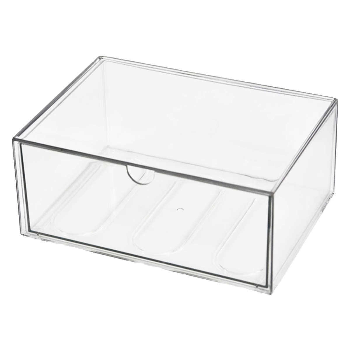 桌面收纳盒抽屉式书桌上文具整理盒子亚克力透明防尘办公室置物架,收纳整理,整理架/置物架/收纳架,淘宝优惠券,粉丝福利购,淘宝优惠卷