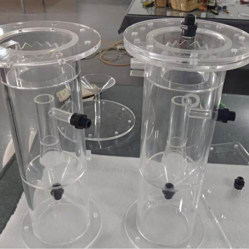 透明亚克力法兰圆形方形管道大型有机玻璃精密实验设备圆管