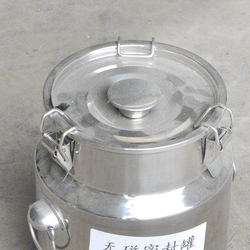 无磁密封罐5L大容量油漆桶油桶化工桶不锈钢密封桶现货圆桶