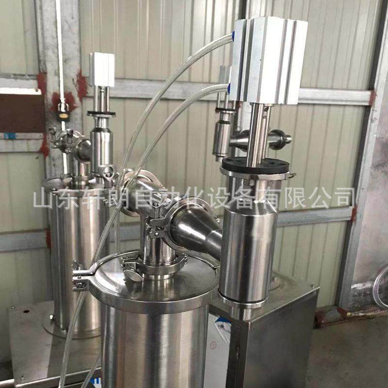 5L半自动灌装机 立式液体膏体定量分装机 洗车防冻液半自动灌装机