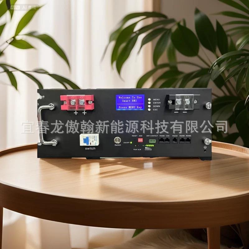 可并联4U机箱30度电磷酸铁锂机柜储能51.2V100AH源头工厂