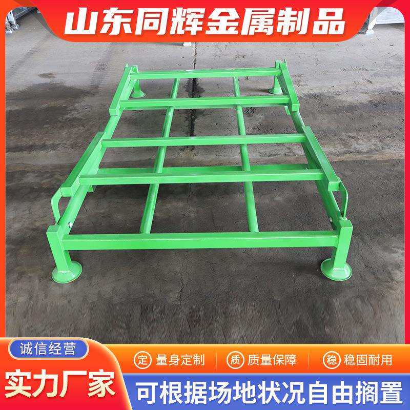 折叠汽车轮胎架库房托盘布匹存放架金属周转移动存放货架巧固架
