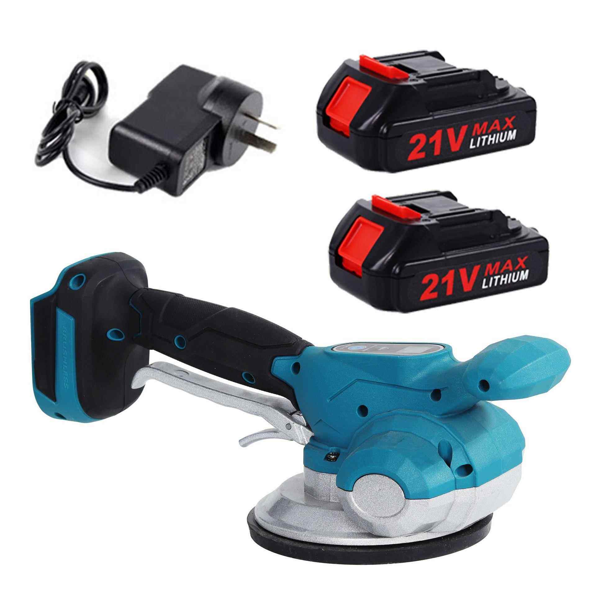 平铺机 瓷砖贴砖机地板强砖震动器工具神器 锂电贴砖神器圆形底盘