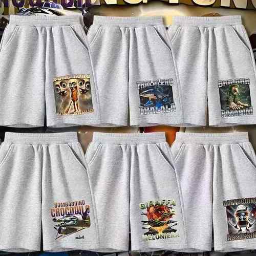 通通通木棍人儿童短裤童休闲衣服