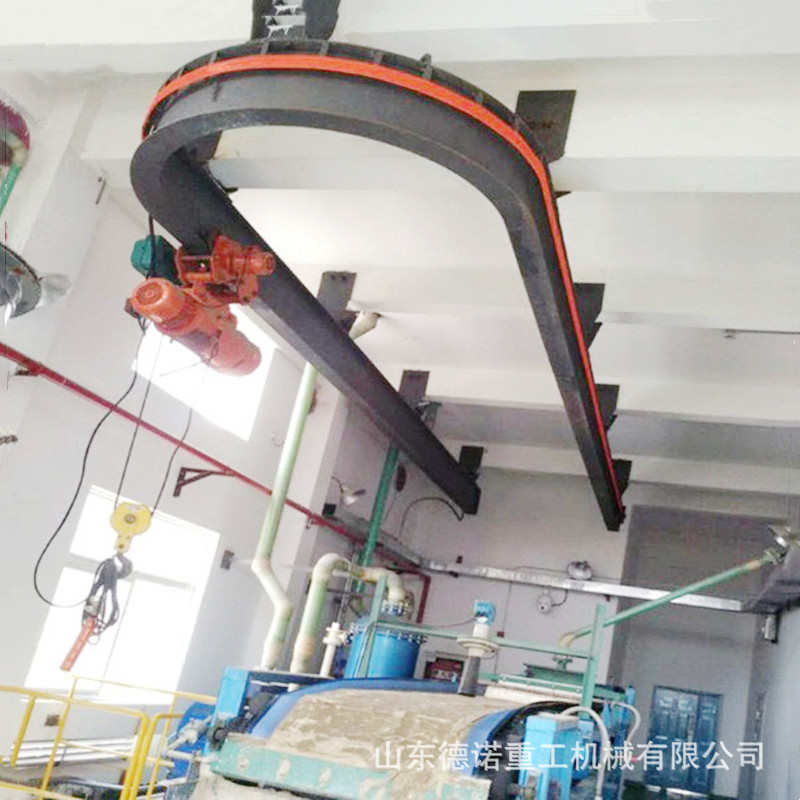 工业车间悬挂式环形轨道单轨吊0.5吨1吨小型电动工字钢 单轨吊